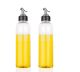 Fendex New 1000 ML BPA Free Food Graded Plastic Crystal Clear Transparent Finish Plastic Oil Dispenser Set Of 2