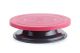 Fendex New Cake Decorating Turntable 360 Rotation and Display Stand Plastic Cake Server  (Black & Pink)