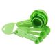 Fendex New 8 Pcs Measuring Cup and Spoon Set , Green