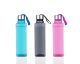 Fendex New 1100 ML Classic Square Shape Multi Color Office College Sports Water Drinking Bottles Set Of 3