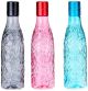 Fendex New 1000 ML Antique Design Multi Color Office College Sports Water Drinking Bottles Set Of 3