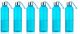 Fendex New 1100 ML Classic Round Shape Blue Color Office College Sports Water Drinking Bottles Set Of 6