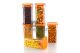Fendex New 1100 ML Kitkat Air Tight Kitchen Storage Container Set Of 6 (Orange)  