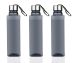 Fendex New 1100 ML Classic Square Shape Black Color Office College Sports Water Drinking Bottles Set Of 3